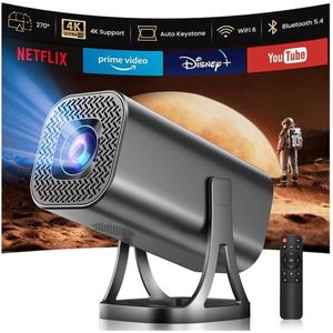 Thuys - Mini Beamer - Projector - Met Wifi - Bluetooth - HD 1920x1080p