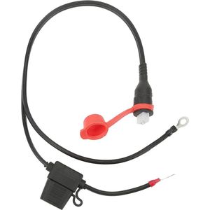 Waterdichte Batterijoplaadkabel met Zekeringdraad - 1/4 Inch / M6 Ringetjes - Optimate 2 3 - TM-stijl