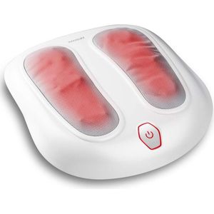 Massage Apparaat Shiatsu Voetmassage Elektrische Rugmassager 18 Massagekoppen Rood Licht Functie Warmtefunctie 2 Snelheden Circulatiestimulerende Massage