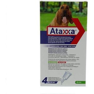 Ataxxa Anti vlooienmiddel 400/2000 - 25 tot 40 kg - 4 pipetten