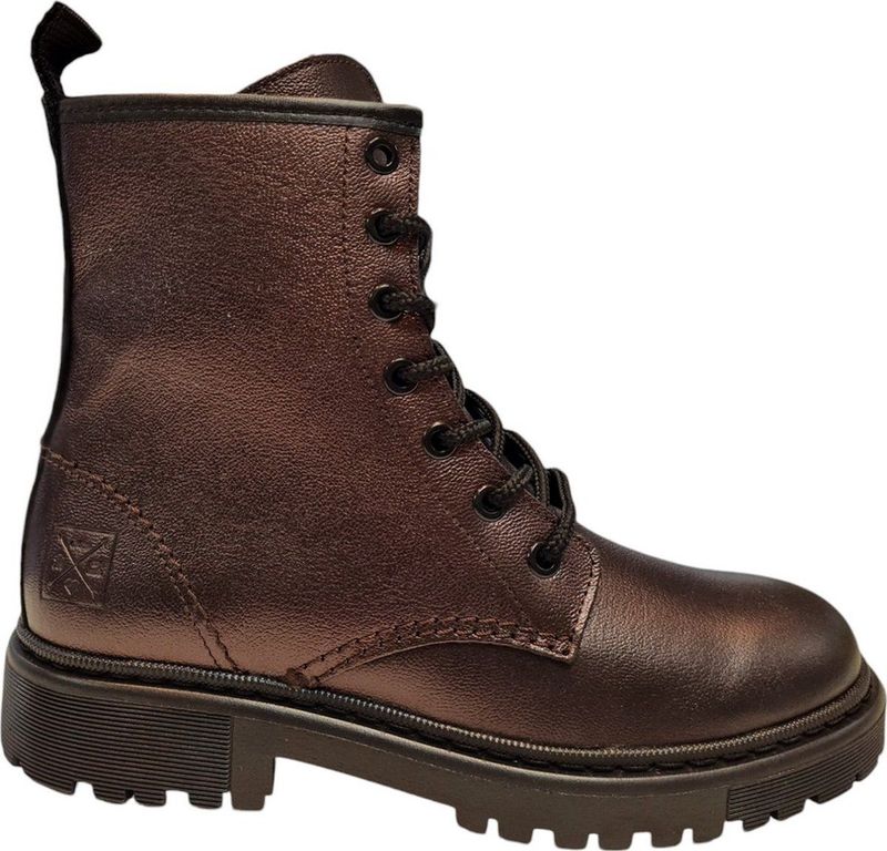 Bridge 24238338 Selenio Brons Dames Veterboots - Brons - 38