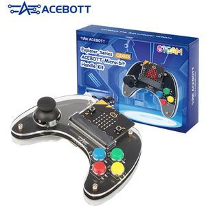 ACEBOTT draadloze controller voor Micro:bit-kits, programmeren, leren, afstandsbediening, codeerrobots incl. Micro:bit V2.0 QD026