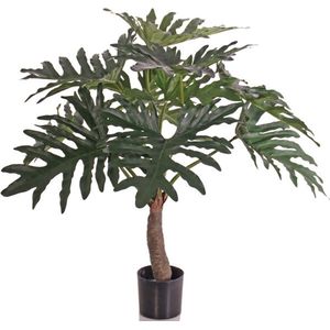 Kunstplant - Philodendron selloum op stam hoogte 80cm