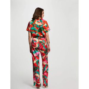 Printed Straight Trousers 251-Prou Multicolor