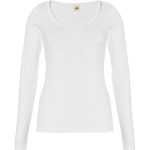 Ten Cate dames thermo shirt Lange mouw  - L  - Wit