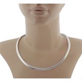Huiscollectie 1020990 Zilveren Ketting Omega Bol 6 mm