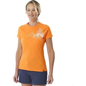 Millet Asym T-shirt Met Korte Mouwen Oranje XS Vrouw