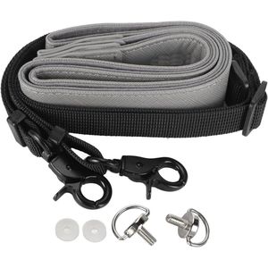 Allecto plus - Verstelbare Drone Afstandsbediening Nekband - PU-lederen Draagkoord - RC 2 RC Pro Mini 4 Pro Air 3 voor3 Pro - Zwart