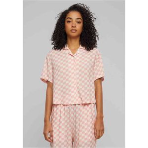 Urban Classics - Viscose Resort Blouse - S - Roze