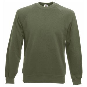 Fruit of the Loom - Classic Raglan Sweater - Khaki - XL