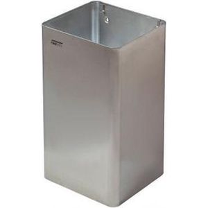 Mediclinics | Afvalbak | Open | RVS hoogglans | Inhoud: 65 liter