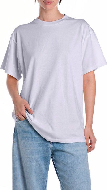 Replay W3378a.000.2660 T-shirt Met Korte Mouwen Wit M Vrouw
