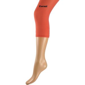 Kinderlegging 60 denier Coraal rood capri 110-116