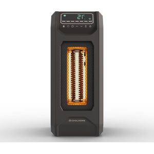 CoolHome IH22 Infrarood Kachel - Elektrische kachel met afstandsbediening - 1500W - tot 40m2 -Zwart