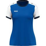 JAKO Dames Tricot Dynamic, korte mouwen, koningsblauw/wit/marine, S