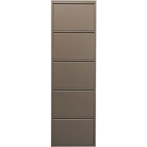 Schoenenkast Caruso taupe 5 laden Kare Design