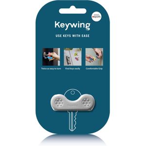 Keywing sleutelhulp Nieuw model - grijs - hulpmiddel voor artritis - betere grip - meer kracht