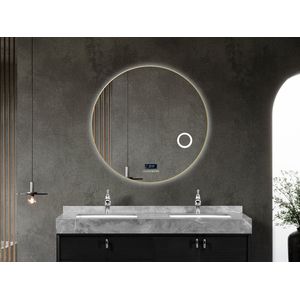Maewialux LED Badkamerspiegel - Bluetooth - Livia - 110cm - goud