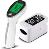 Promedix - Set van PR-870 1,5"" HD LED pulsoximeter + PR-960 contactloze infrarood thermometer