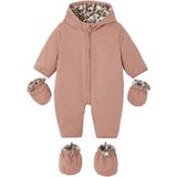 Babypakje - Imitatie Luipaardbont - Gevoerd - Rozenhout