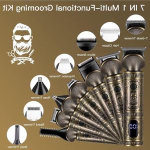 Professionele Hair Trimmer Set - Precisie Trimmer voor Mannen - Baard en Body Hair Trimmer - 7 in 1