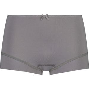 RJ Bodywear Pure Color dames short - midden grijs - Maat: 4XL