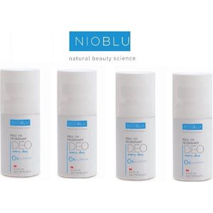 NIOBLU - Every Day - Roll-on - Deodorant - o% aluminium - 4 pack