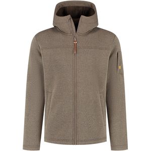 MGO Maddox Heren - Outdoorvest - Fleecevest - Donkerbruin