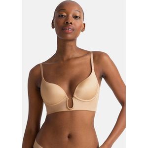 Dorina BH diepe decolleté - Plunge Bh - Sublime Sculpt - 85B - Beige.