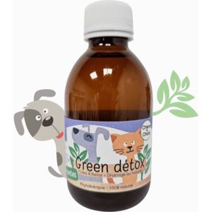 KasTete Franse Natuurlijke drainagesiroop lever en nieren voor honden en katten - puur kruiden complex - detox - 250ml