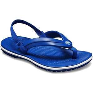 Crocs - Crocband Strap Flip - Kids Slippers - 22 - 23 - Blauw