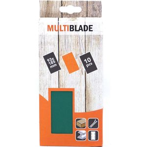 Multiblade - MB185 - Schuurpapier - Universeel - Set van 10 - 185x93mm - Klittenband