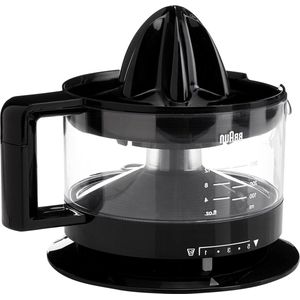 Elektrische Citruspers 20 W 350 ml - Instelbare Pulp Controle - Vaatwasmachinebestendig - Zwart citruspers