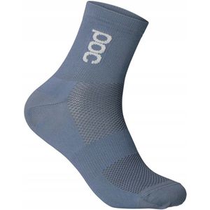 POC Essential Road Fietsokken Kort Calciet Blauw Maat L (43-45)