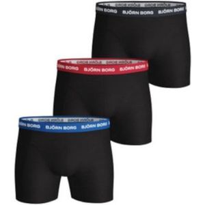 Björn Borg Heren Boxershort 3p Solids Scott Maat S Mannen