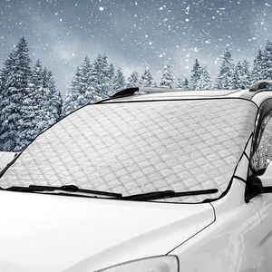 Goodivery ® Auto Windschermhoes, Magnetische Opvouwbare Autohoes, Winterhoes, IJsbeschermingsfilm - 190 x 100 cm