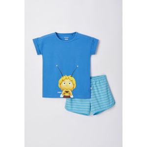 Woody pyjama meisjes/dames - koningsblauw - Maya de Bij - 221-1-CPI-Z/840 - maat 152