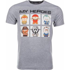 T-shirt My Heroes - Grijs