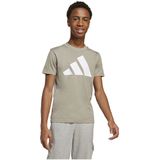 Adidas - Essentials - T-shirt - Beige - Korte Mouwen - Jongens/Meisjes