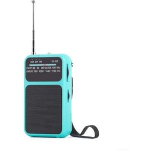 Draagbare FM/AM Radio met Hoofdtelefoonaansluiting - Compact en Lichtgewicht voor Thuis en Reizen