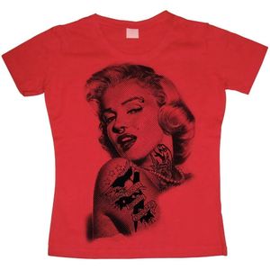 Marilyn Monroe Damen Got Attitude Girly T-Shirt SH-5-15183-H15-10 Red-L
