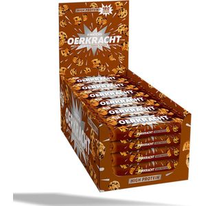 Matchu - Oerkracht protein bar - Cookie smaak - Doos met 24 proteine repen (1440 gram) - 60g per stuk - Eiwitrepen - Voordeelverpakking - Eiwitreep - Protein bars