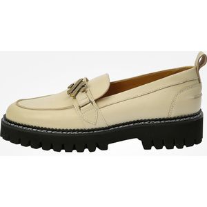 KUNOKA EMMY loafer white - Loafers Dames - maat 42 - Wit Beige Zwart