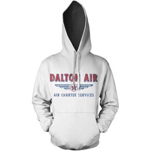 MacGyver Hoodie/trui -S- Daltons Air Charter Service Wit