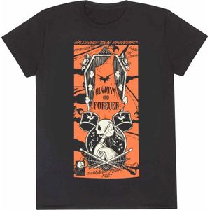 Disney The Nightmare Before Christmas - Always And Forever Mens Tshirt - 2XL - Zwart