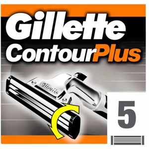 Gillette Contour Plus Refill - 5 navulmesjes