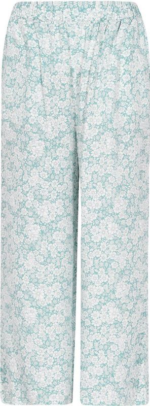 Usha - Blouseshirt - Turquoise/Wit - Bloemenprint