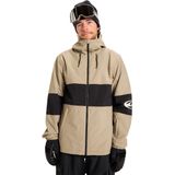 Quiksilver - High In The Hood - Jas - Beige - Technische Sneeuwjas voor Heren