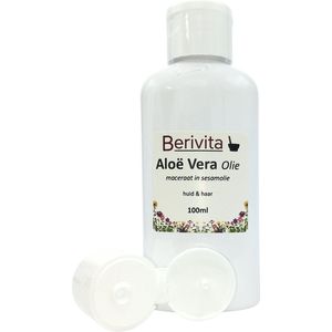 Aloë Vera Olie 100ml - Puur en Onbewerkt - Olie van Aloë Barbadensis Gel - Huid & Haar