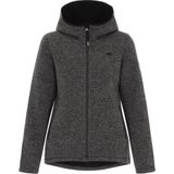 Schmuddelwedda - Fleece Jas - Donkergrijs - Met Capuchon - Normale Pasvorm